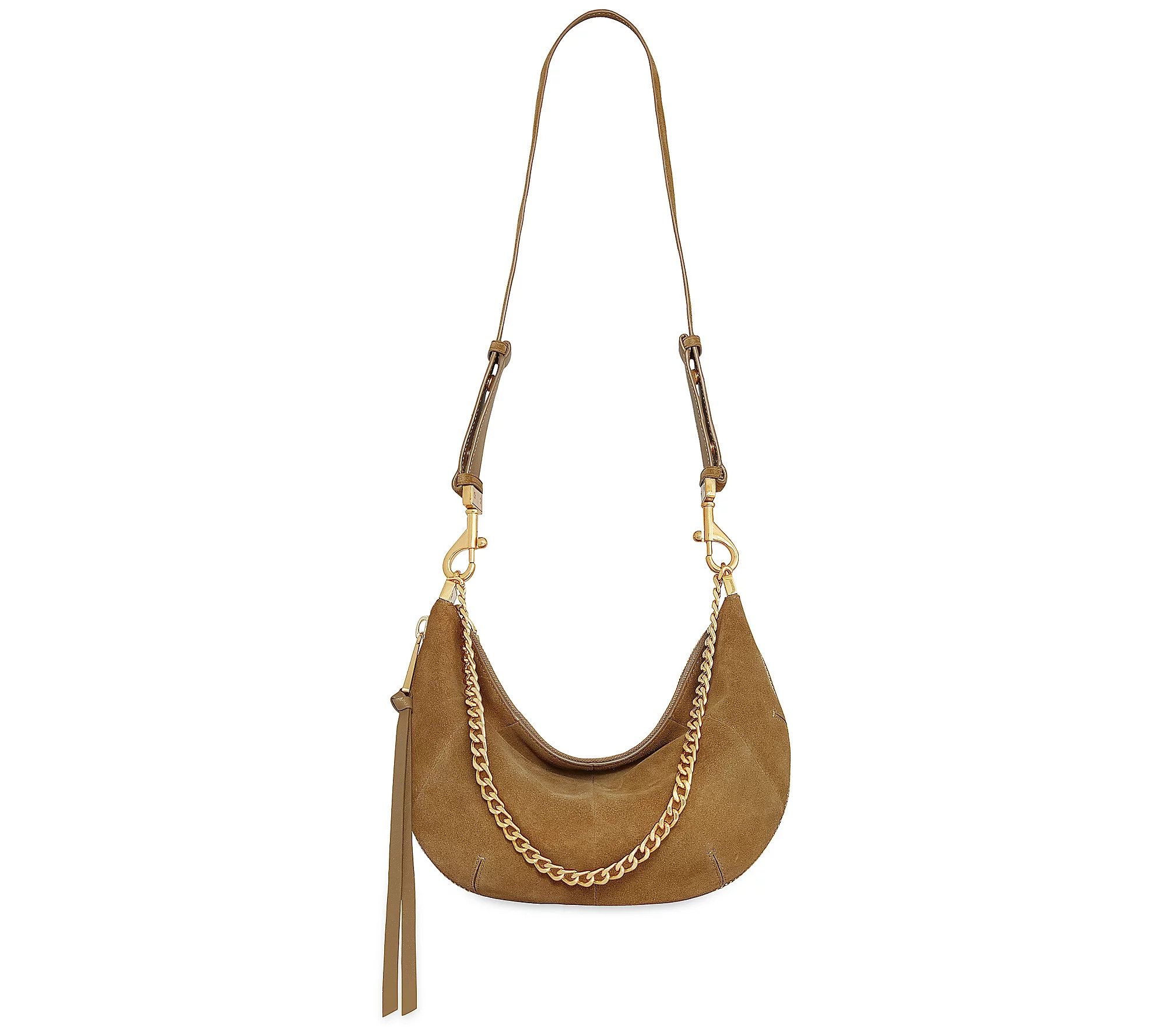 Rebecca Minkoff Zip Around Leather Crossbody Bag | QVC