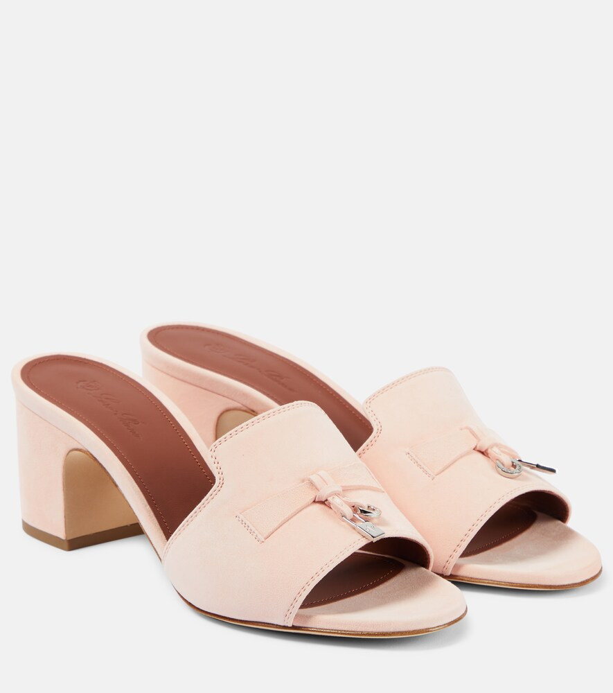 Loro Piana Summer Charms suede mules | Mytheresa (INTL)