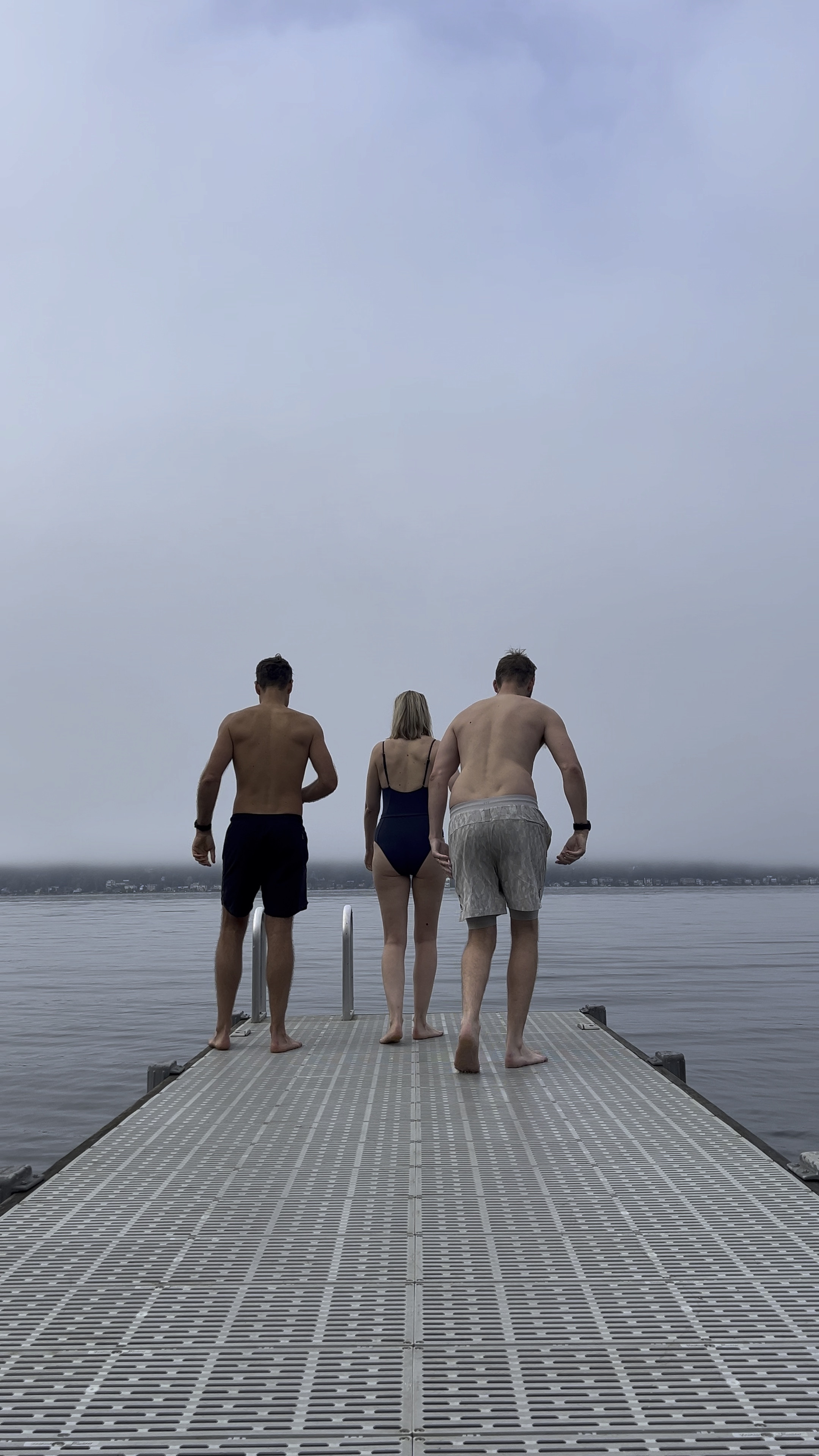 Wearing a cute navy one piece swimsuit for our new years polar bear plunge! Linking similar styles!

#LTKstyletip #LTKswim