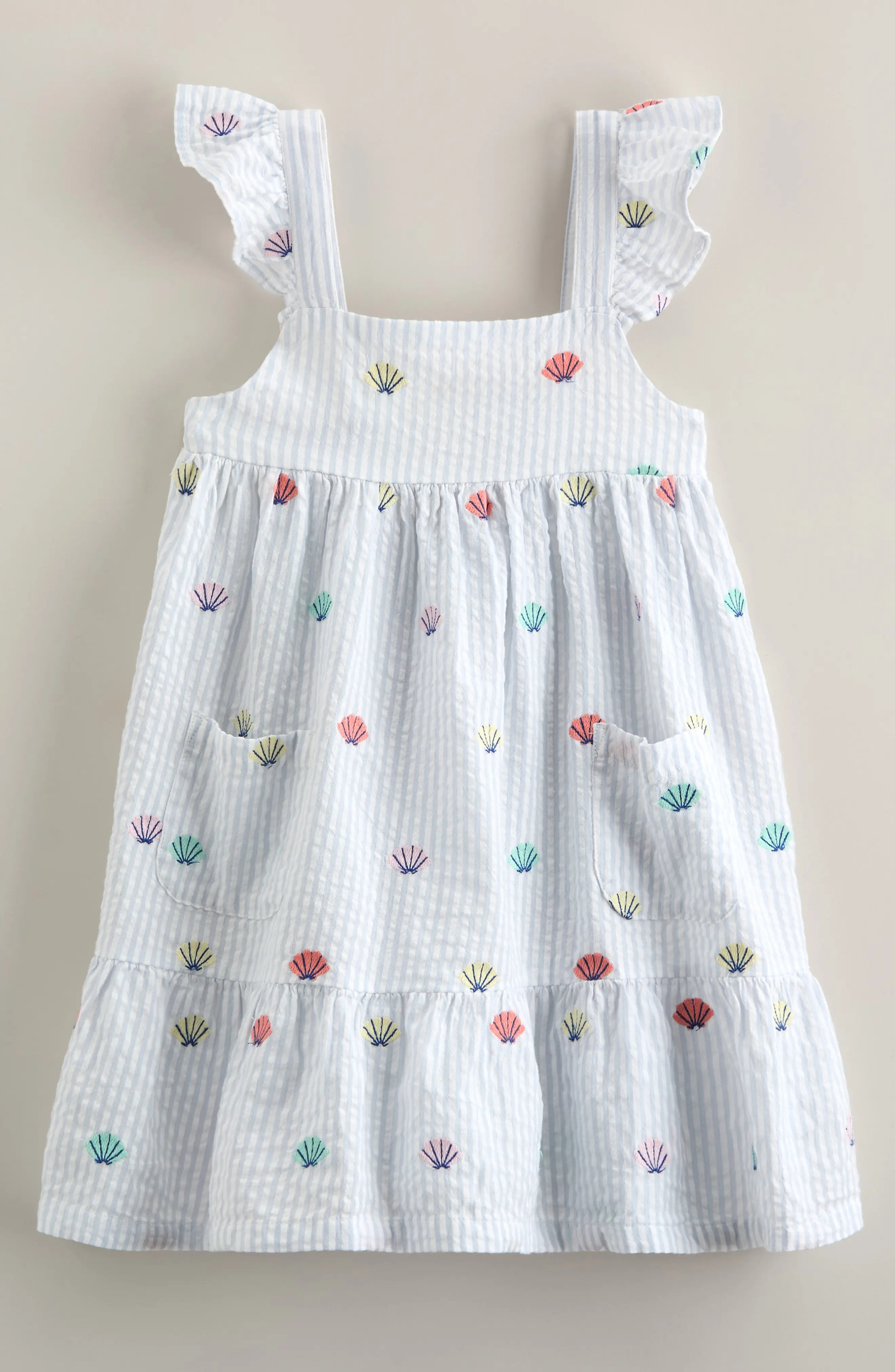Kids' Pretty Ruffle Seersucker Dress (Women) | Nordstrom | Nordstrom