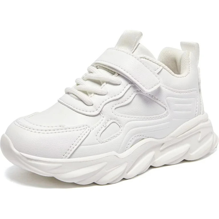 HOBIBEAR Kids Boys Girls Running Shoes Comfortable Fashion Light Weight Slip on Cushion - Walmart... | Walmart (US)