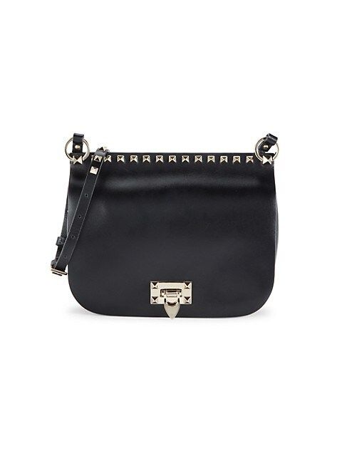 Valentino Garavani Rockstud Leather Shoulder Bag on SALE | Saks OFF 5TH | Saks Fifth Avenue OFF 5TH