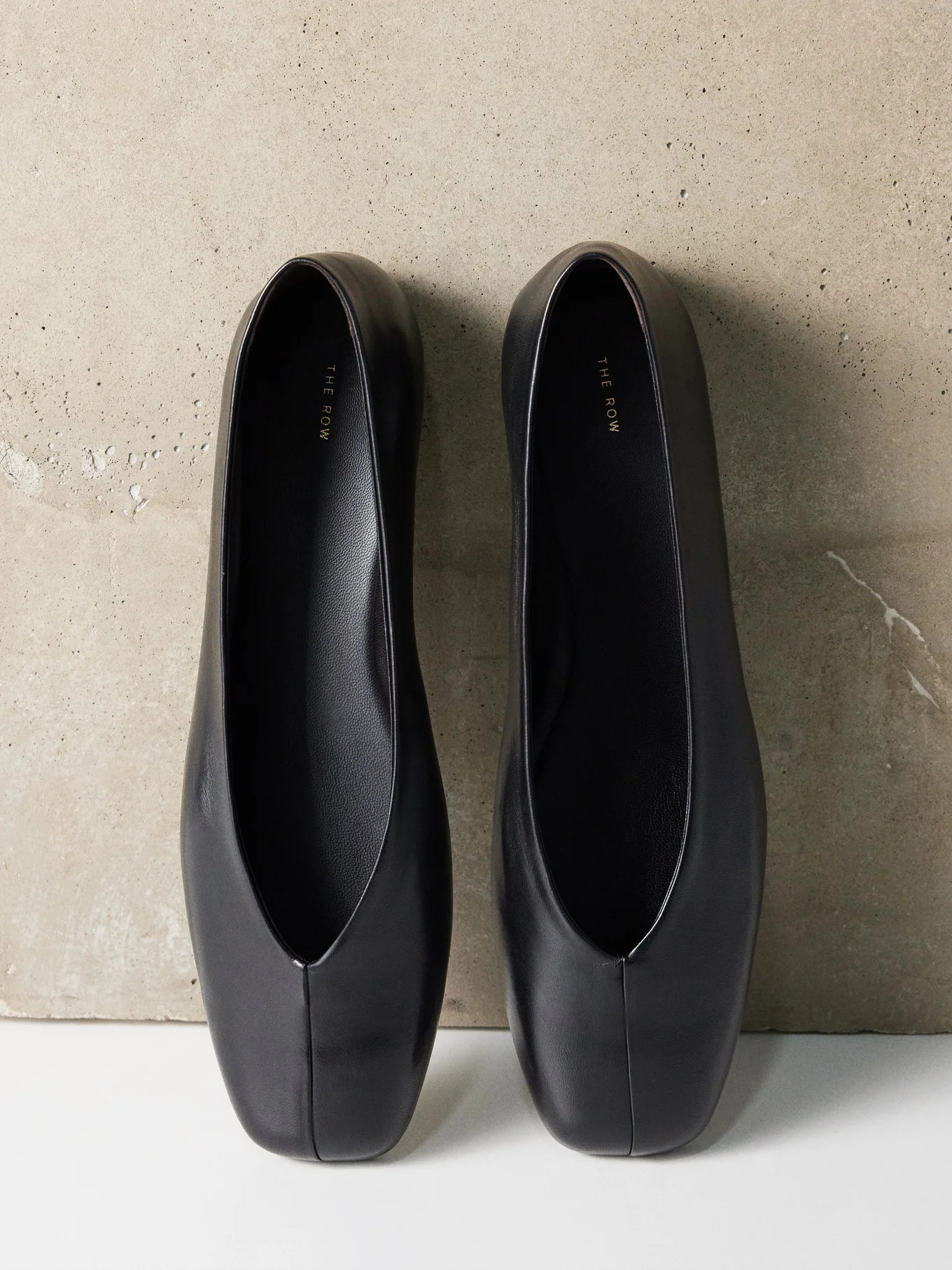 Eva Two nappa leather ballet flats | The Row | Matches (UK)