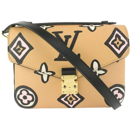 Louis Vuitton Caramel Monogram Wild at Heart Pochette Metis 98lv57 | Walmart (US)