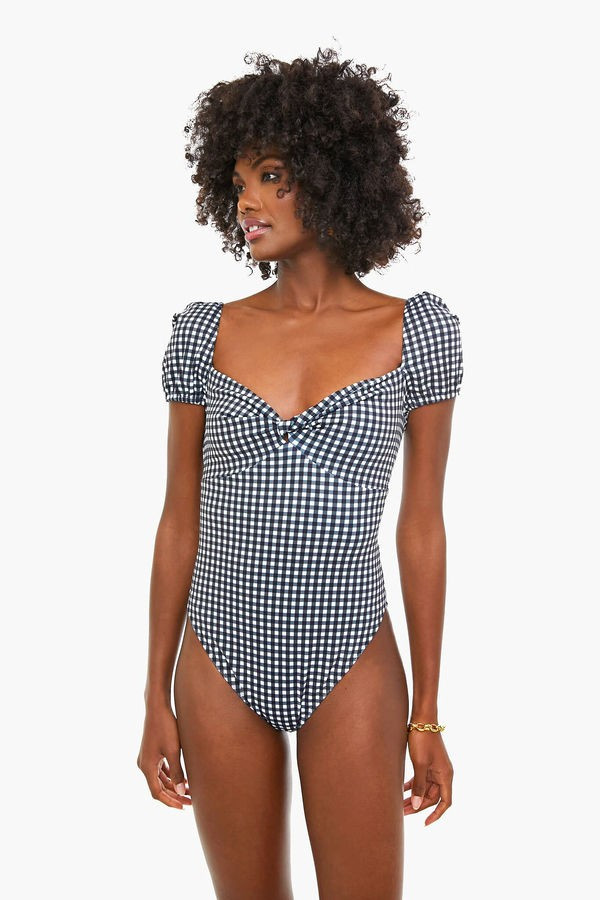 Black Gingham Evie One Piece | Tuckernuck (US)
