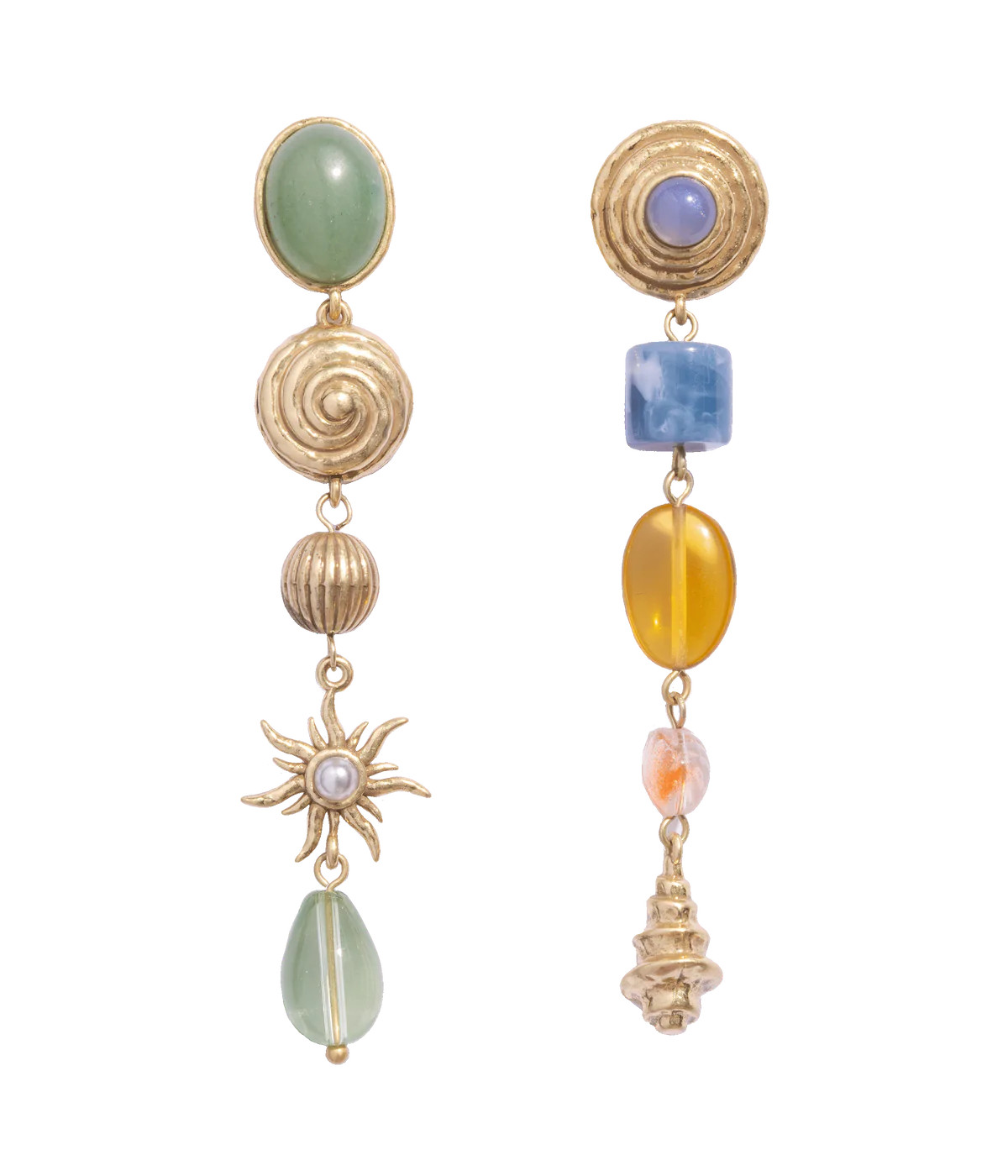 Marbella Earrings in Multi | Over The Moon