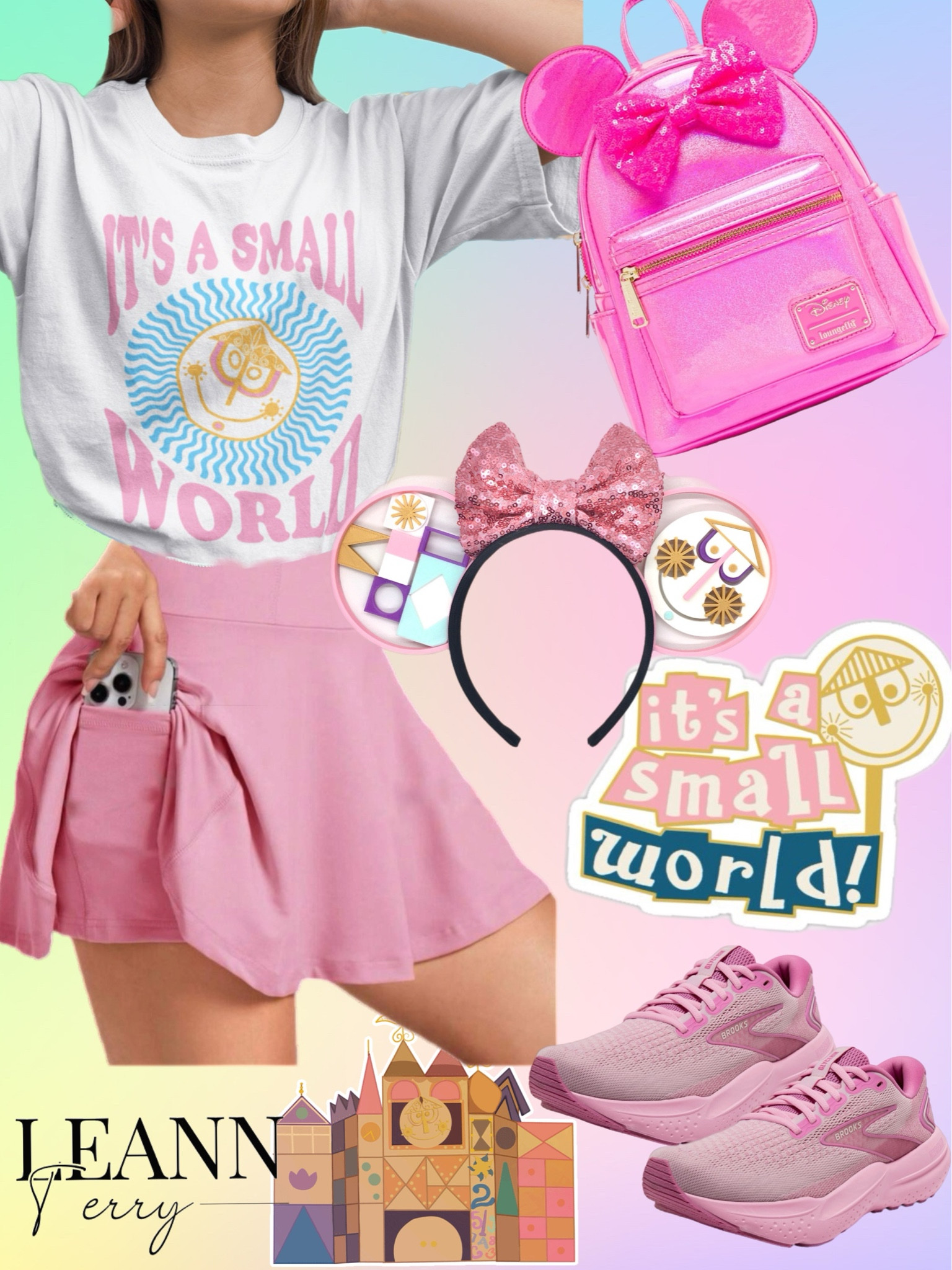 Dressed in whimsical harmony, inspired by the Small World ride! 🌍✨ #SmallWorldStyle #GlobalFashion #DisneyInspired #OOTD #CulturalChic #HarmonyInFashion #disneyfashion #disneybound