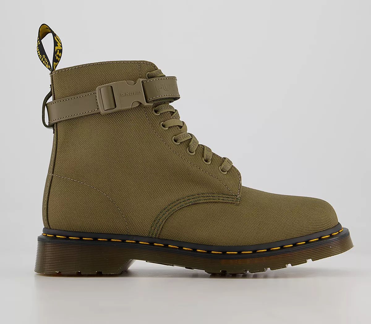 Dr. Martens 1460 Futura Boots Olive Etr 5050 Woven Fabric - Men’s Boots | Offspring (UK)