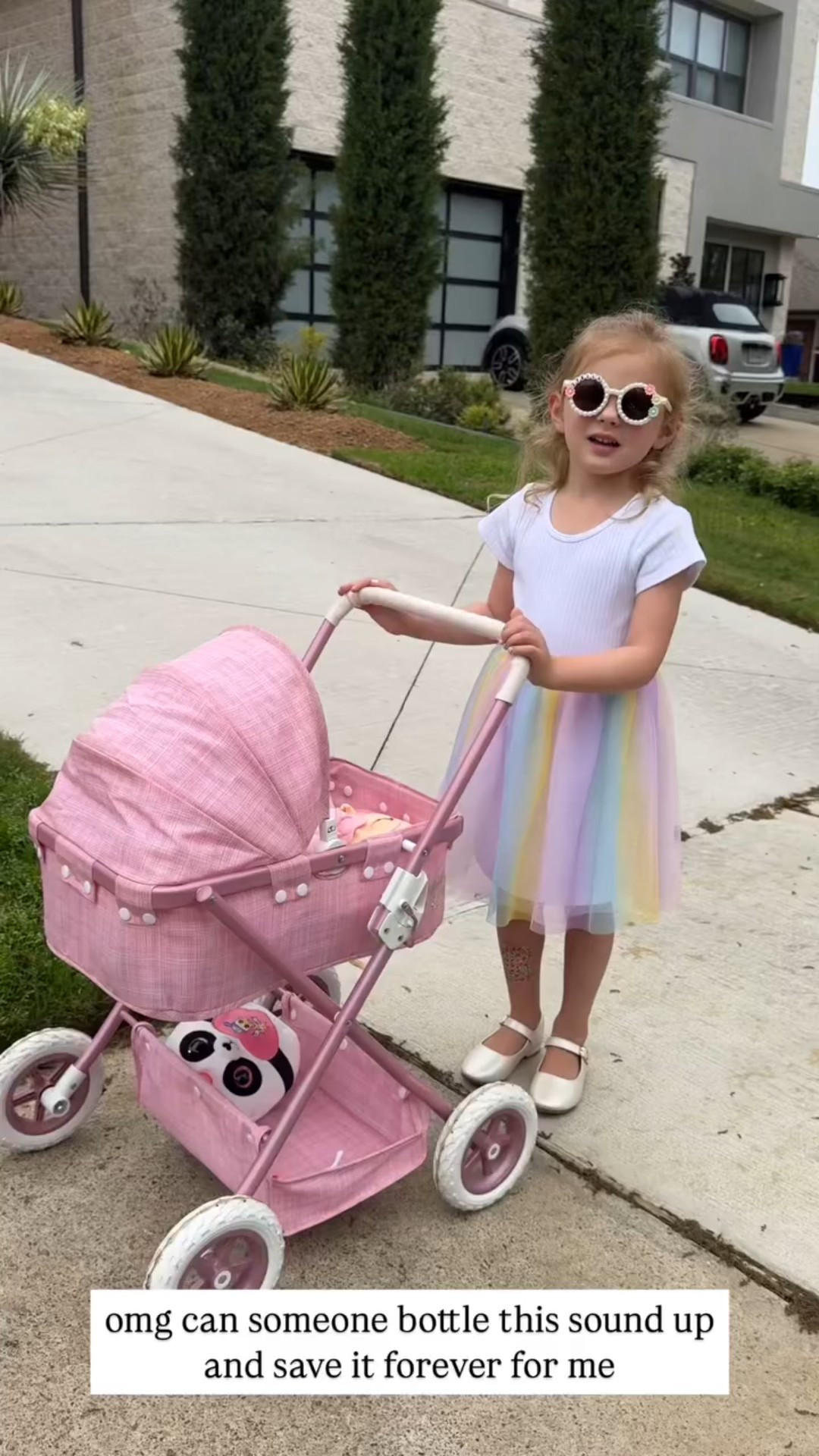 Omg can someone bottle this sound up and save it forever for me. Linked her cute dress and toy stroller!

#LTKFindsUnder50 #LTKKids #LTKBaby