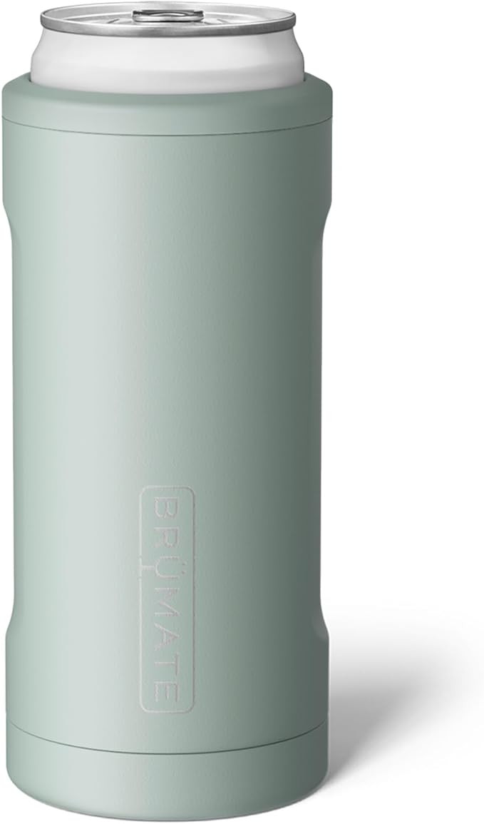 BrüMate Hopsulator Slim Can Cooler Insulated for 12oz Slim Cans | Skinny Can Insulated Stainless... | Amazon (US)