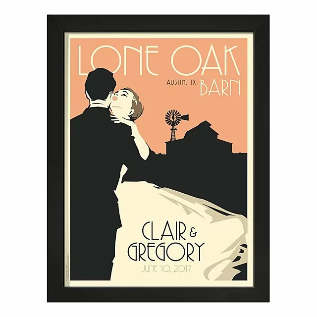 Personalized Skyline Wedding Art | UncommonGoods