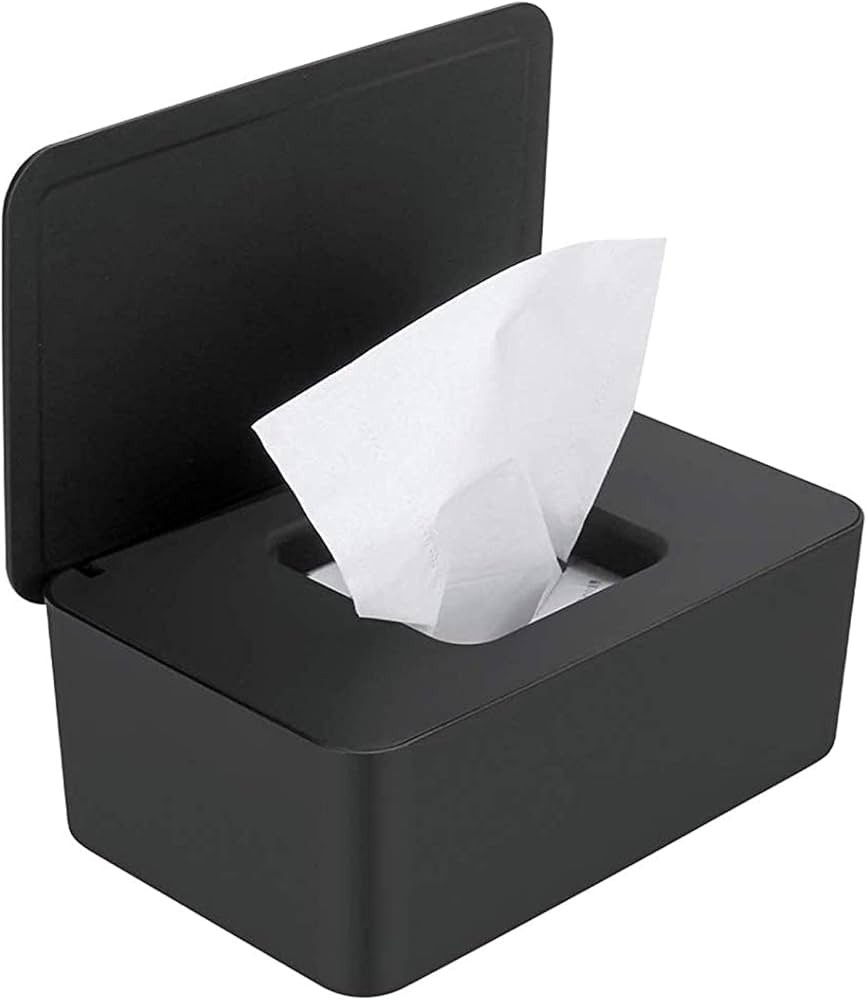wastreake Wipes Dispenser Holder, Dustproof Tissue Storage Box Case Wet Wipes Dispenser Holder wi... | Amazon (US)