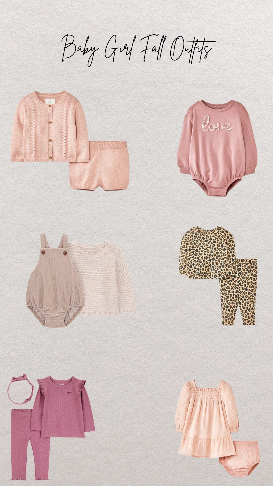 Target Baby girl Fall Outfits 

#LTKFindsUnder50 #LTKBaby #LTKSeasonal