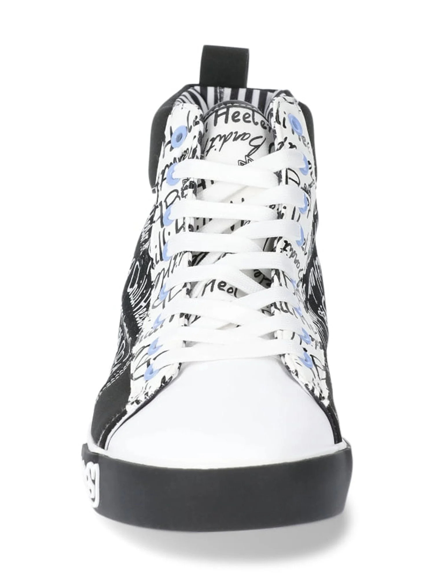 Bluey Mens Black and White High Top Sneaker | Walmart (US)