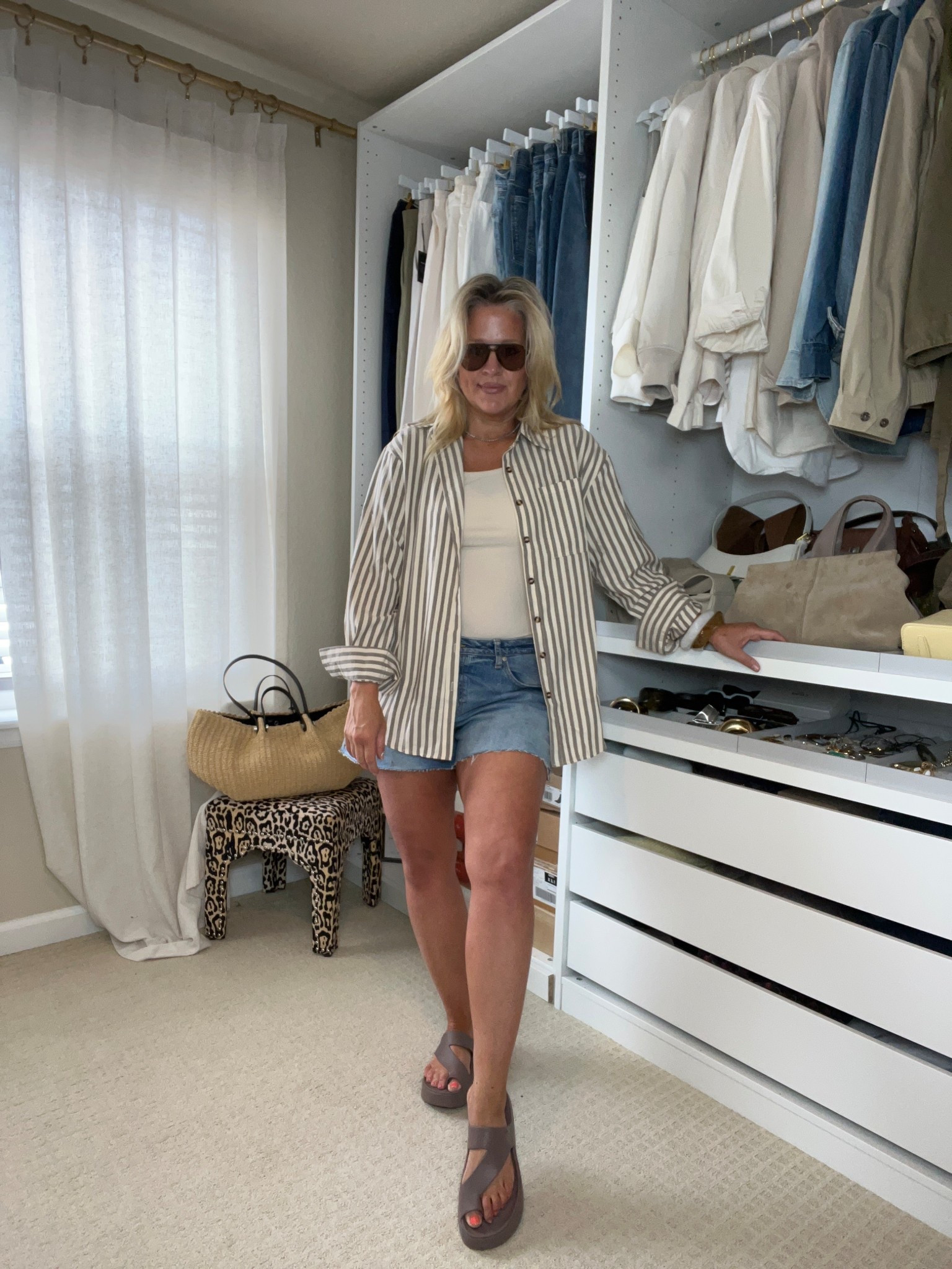  ✨Tap the bell and ❤️ for over 40 fashion, midlife style, midsize fashion and luxury looks for less. 

⬇️Sizing information: wearing large, tts
Pants 10 P
Dress medium
Denim shorts 14, size up

I used to dread long sleeve blouses in summer — they always felt frumpy and made me want to rip them off by noon 😂. But these $25 striped tops? They changed everything. Breezy, cute, and they actually make me feel pulled together without trying.

One of the best summer wardrobe staples.


👑"Helping you look good, feel good!" - Lindsey Denver


midsize summer tops, over 40 style, long sleeve blouse, striped blouse, Amazon fashion, midsize outfits, summer fashion, casual chic, effortless style, midlife fashion, confident outfits, midsize confidence, women’s summer tops, flattering stripes, $25 tops, breezy blouses, summer wardrobe, casual summer looks, summer outfit ideas, comfortable style


Follow my LTK @Over40andmidlife on the @shop.LTK app to view this post and get my exclusive app-only content!

#liketkit 
@shop.ltk
https://liketk.it/5hlae

Follow my LTK @Over40andmidlife on the @shop.LTK app to view this post and get my exclusive app-only content!

#liketkit #LTKOver40 #LTKFindsUnder50 #LTKMidsize
@shop.ltk
https://liketk.it/5hlhS