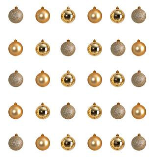 30ct. 2.5" Gold Shatterproof Christmas Ornaments | Michaels | Michaels Stores