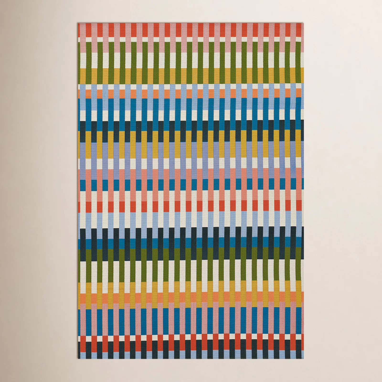 Icon Striped Indoor Outdoor Multi Rug | Wayfair North America