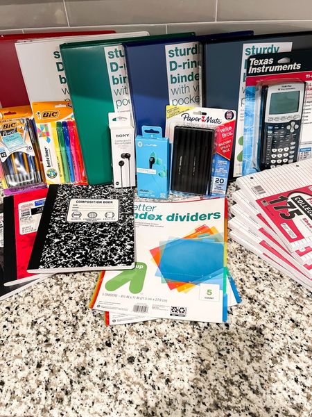 Back to school supplies all from Target for my rising high school freshman! Many items are on sale and if you’re a teacher take advantage of the 20% off discount!! #ltksalealert #ltkunder50 #ltkunder100 

#LTKfamily #LTKBacktoSchool #LTKkids