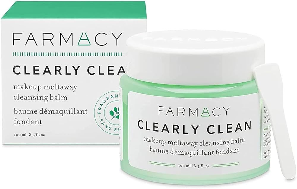 Farmacy Makeup Remover Cleansing Balm - Clearly Clean Fragrance-Free Makeup Melting Balm - Great ... | Amazon (US)