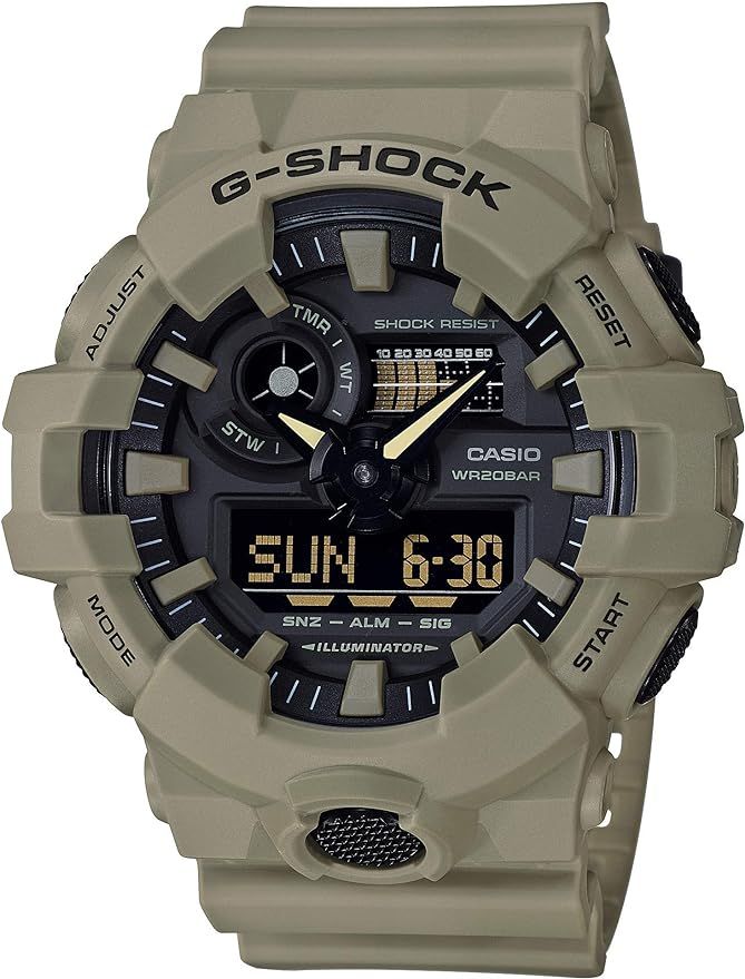 Casio Men's G-Shock XL Series Quartz Watch with Resin Strap, Beige, 25.8 (Model: GA-700UC-5ACR) | Amazon (US)