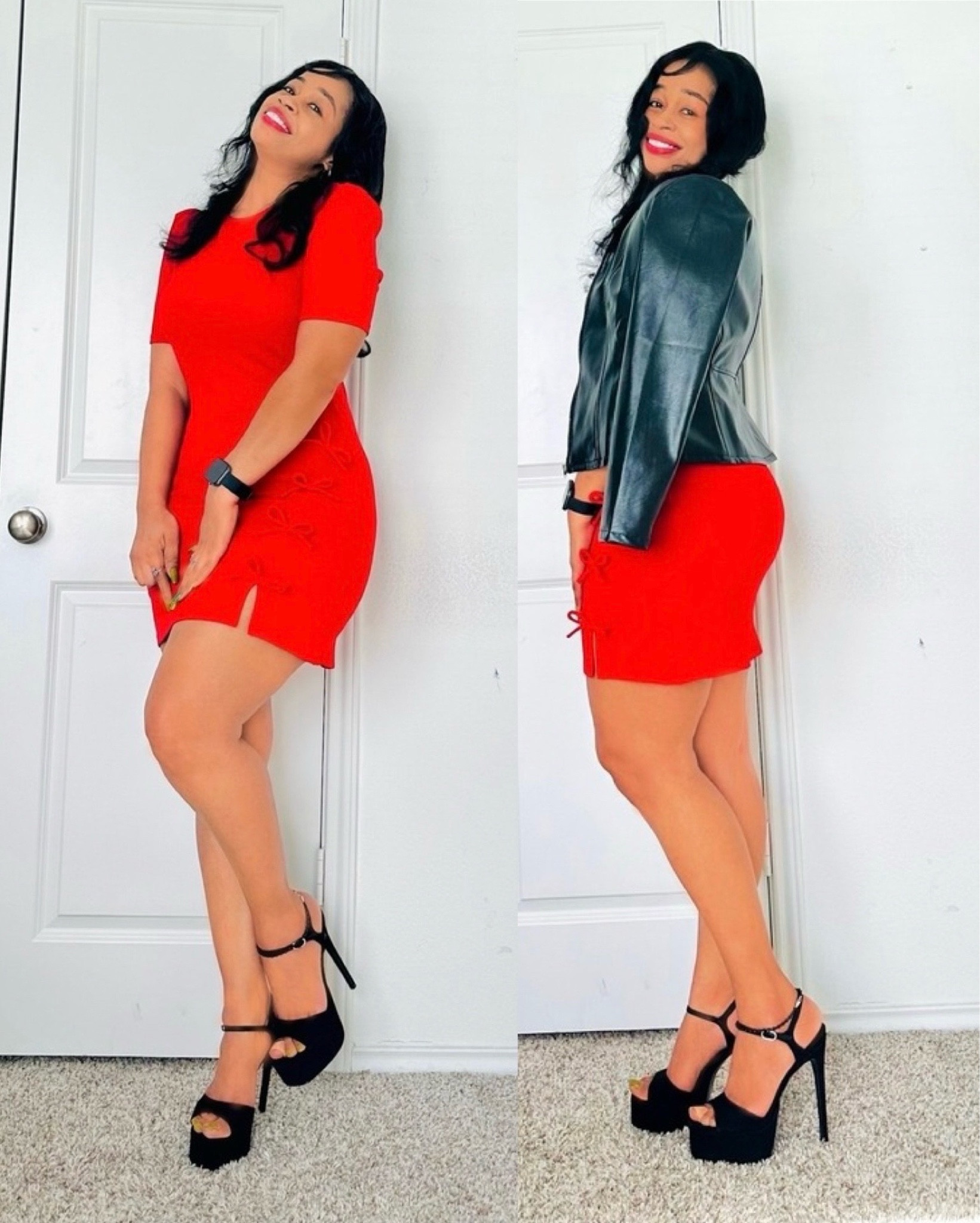 I love me some red dress and high heels! 
😊

#LTKSeasonal #LTKFindsUnder100 #LTKBeauty