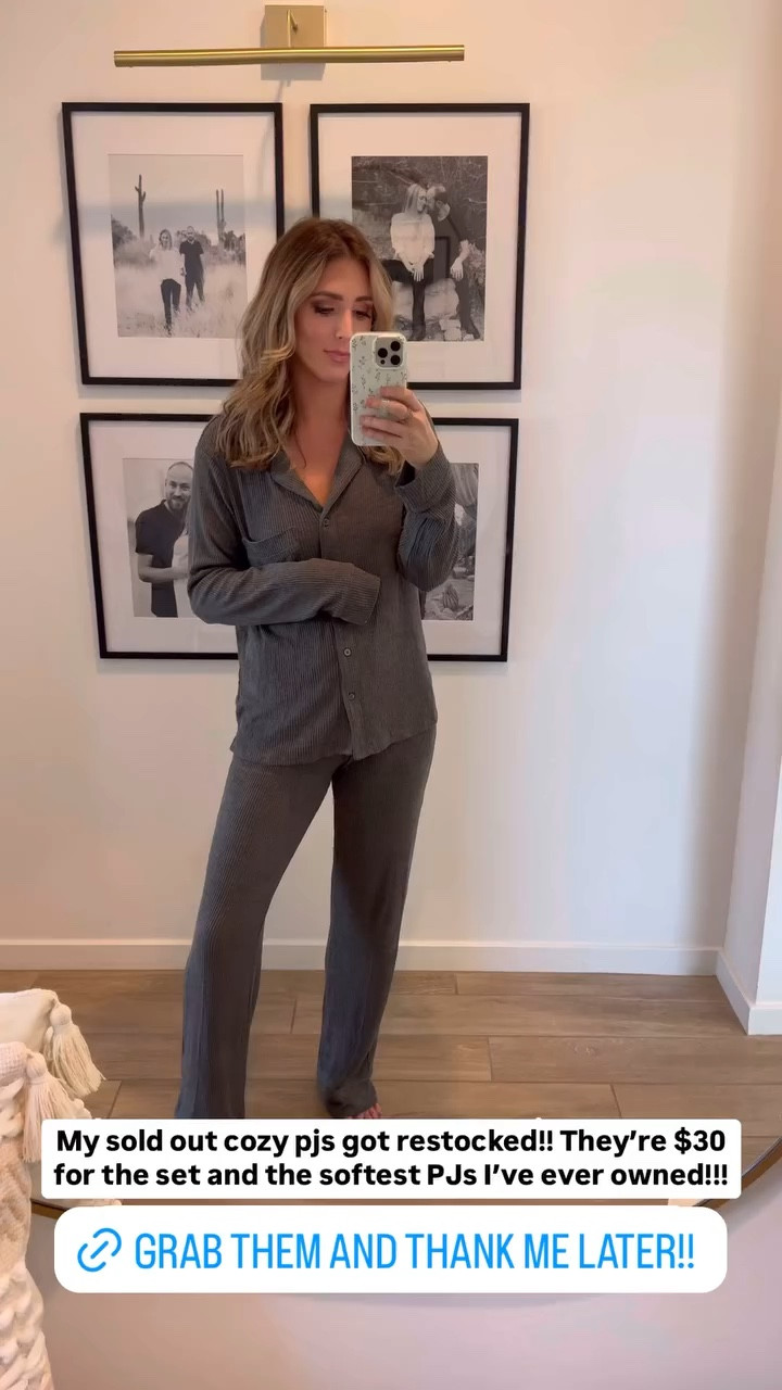 Top selling ribbed soft target pajamas are restocked!!!!!!! Wearing small. Runs tts  

#LTKSeasonal #LTKFindsUnder50 #LTKFindsUnder100