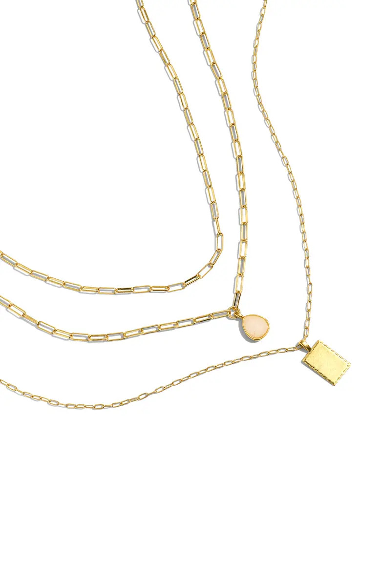 Set of 3 Pendant Necklaces | Nordstrom