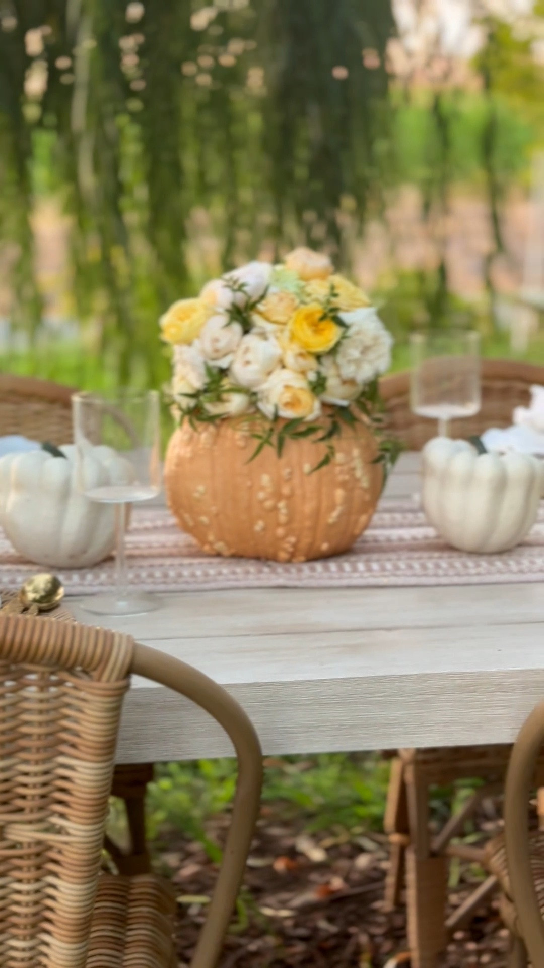 This beautiful butter yellow fall tablescape with homegrown pumpkins and fresh flowers from my family flower farm is perfect for an autumn bridal shower, engagement party, baby shower, birthday party, girls night in, and more!

#LTKSeasonal #LTKHome #LTKSaleAlert