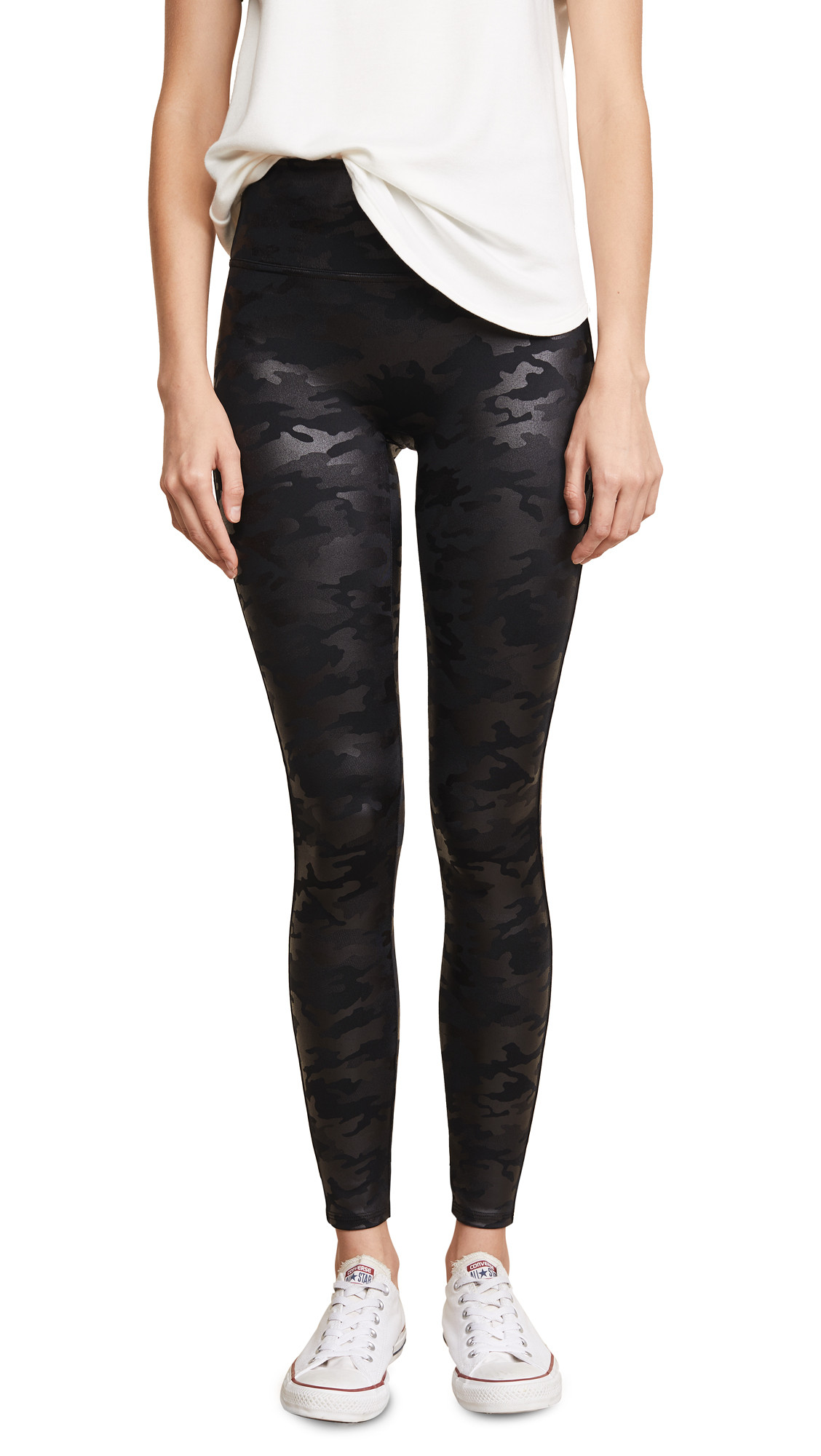 SPANX Faux Leather Camo Leggings | Shopbop