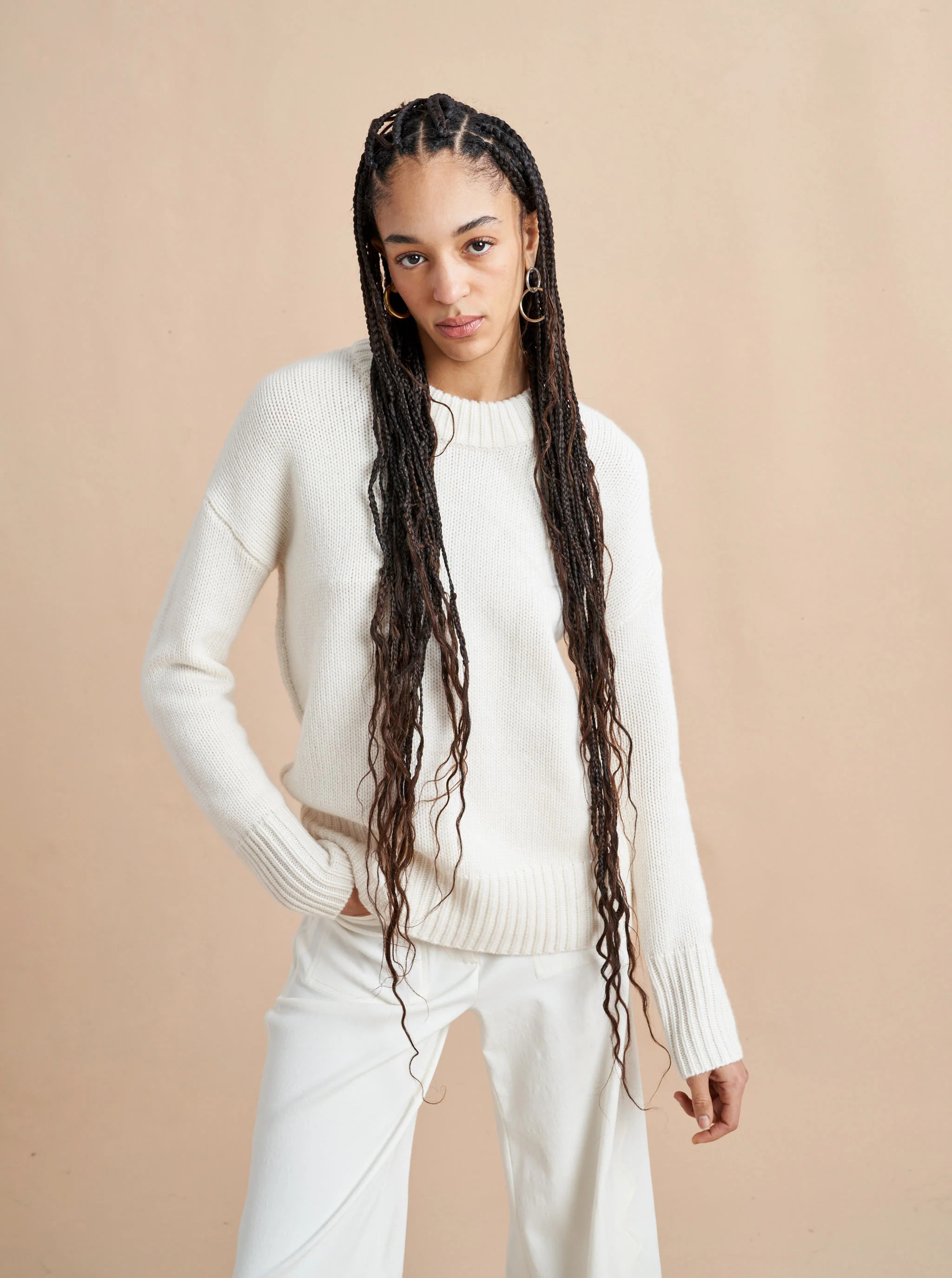 Solid Marin Sweater | La Ligne