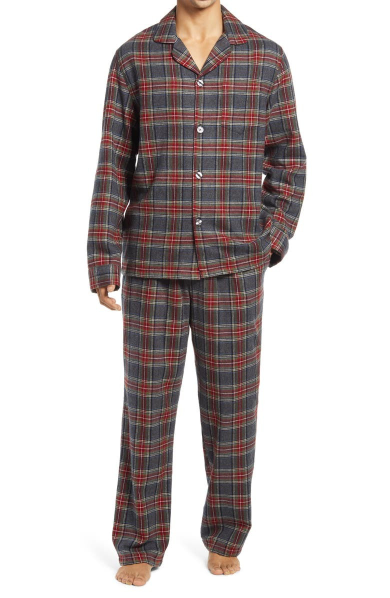Men's Scotch Plaid Flannel Pajamas | Nordstrom