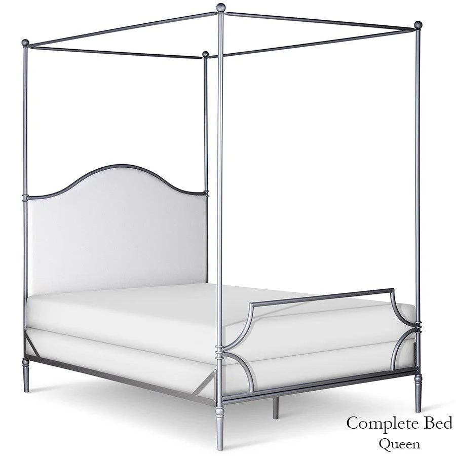 Corsican Upholstered Canopy Bed | Lavender Fields