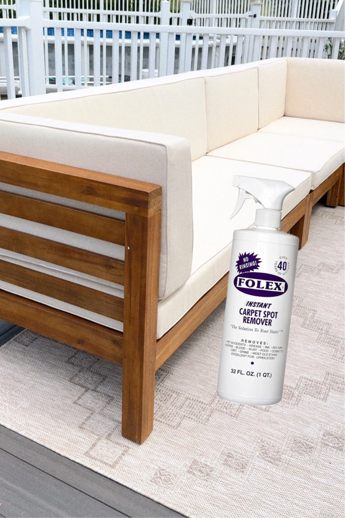 What I use to clean my couches indoor and outdoors! 

#LTKHome