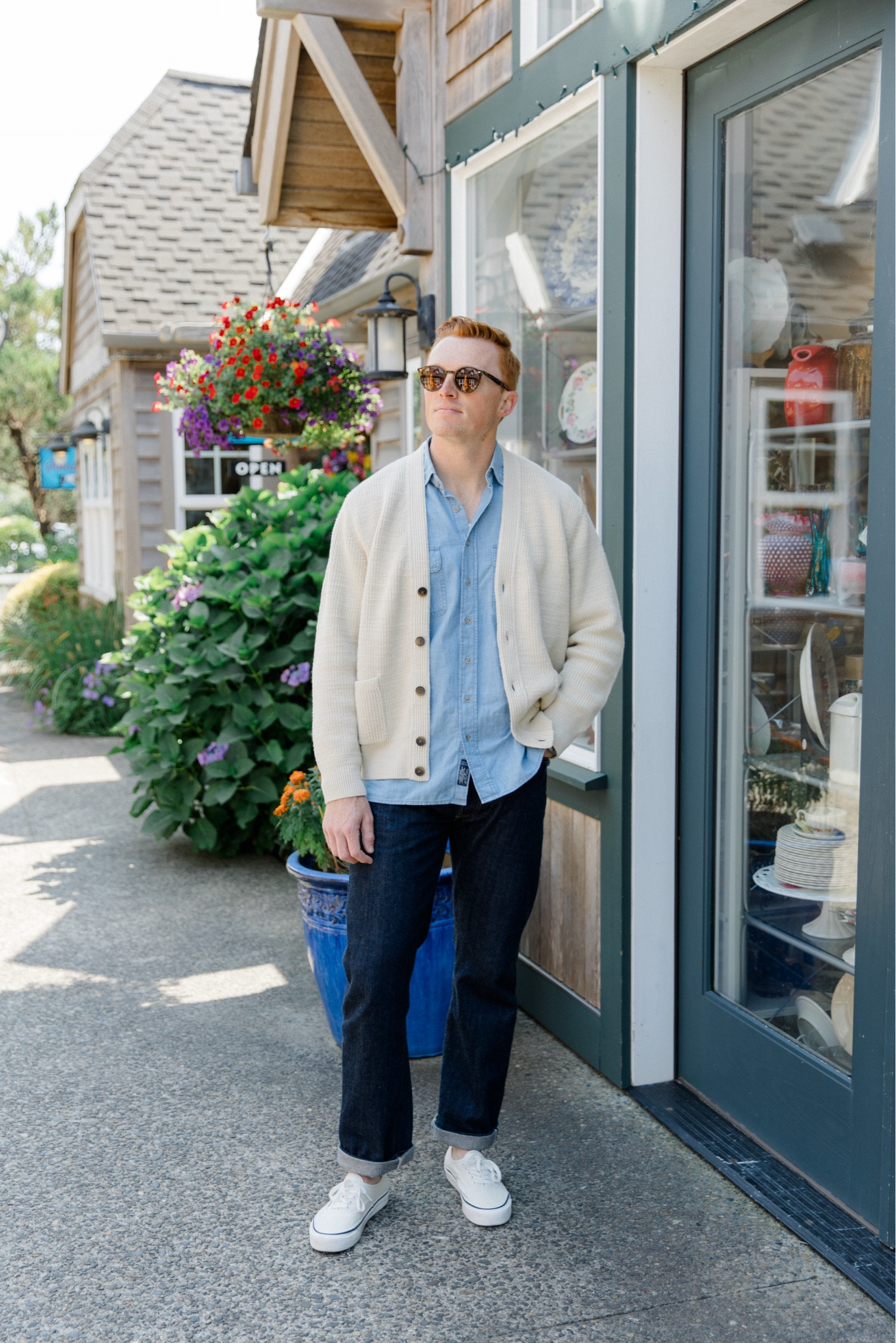 Summer coastal look for men with Buck Mason Cardigan

#LTKMens