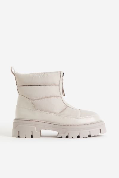 Warm-lined padded boots | H&M (UK, MY, IN, SG, PH, TW, HK)
