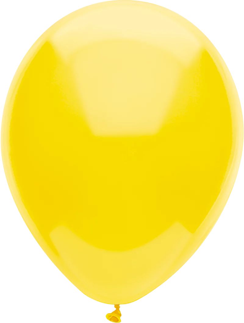 Way To Celebrate 15 Ct. 12" Plain Sunray Yellow Balloons - Walmart.com | Walmart (US)