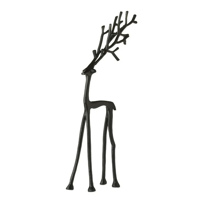 European-style Imitation Metal Deer Statue Resin For Entryway Decor daily use | Walmart (US)