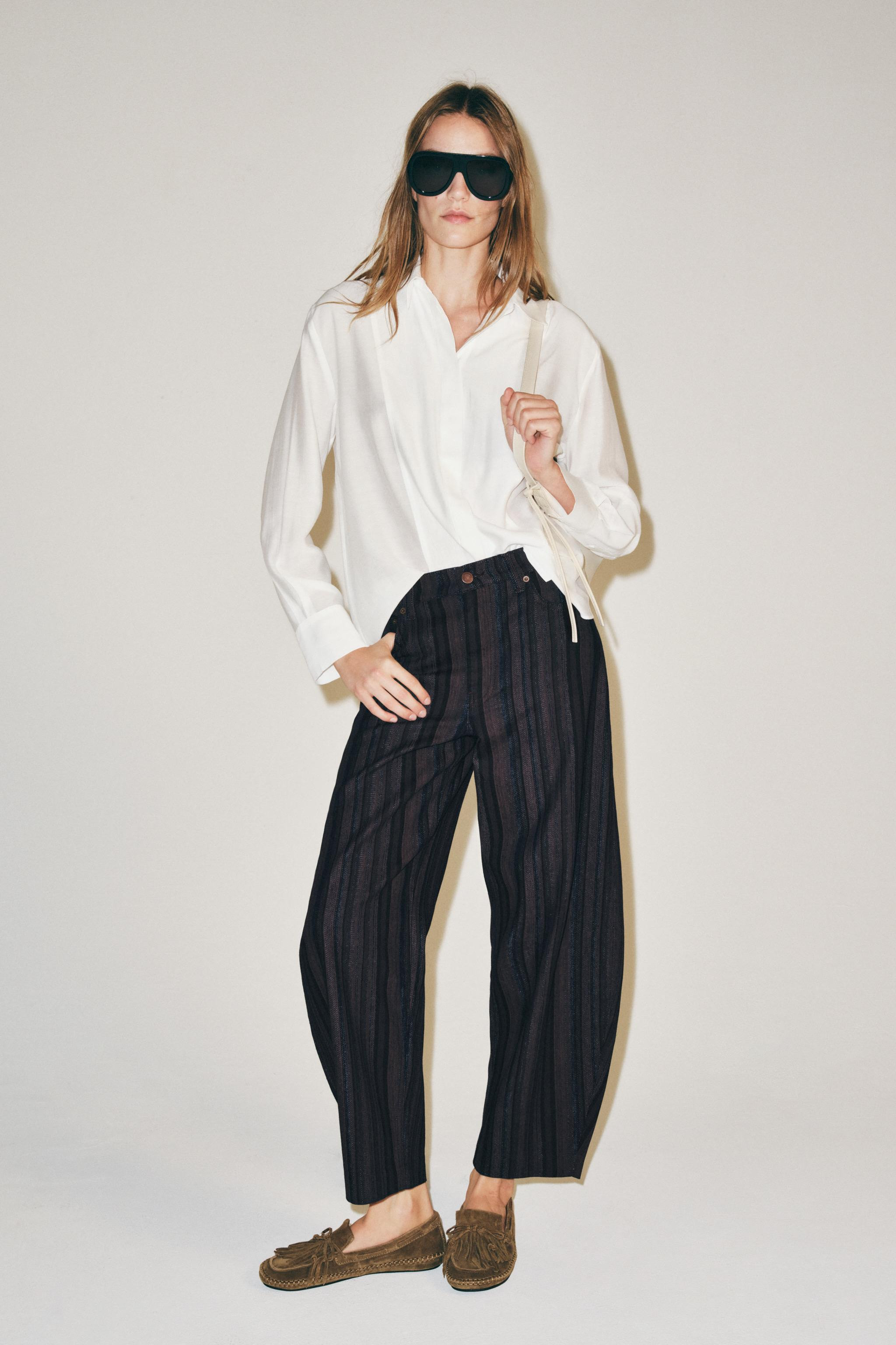 FRINGED SUEDE LOAFERS | Zara US