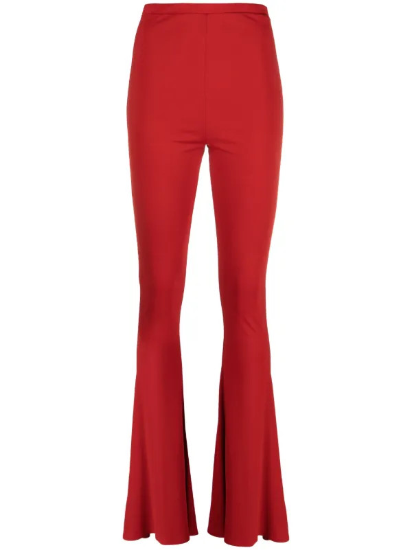 Magda Butrym high-waisted Flared Trousers - Farfetch | Farfetch Global