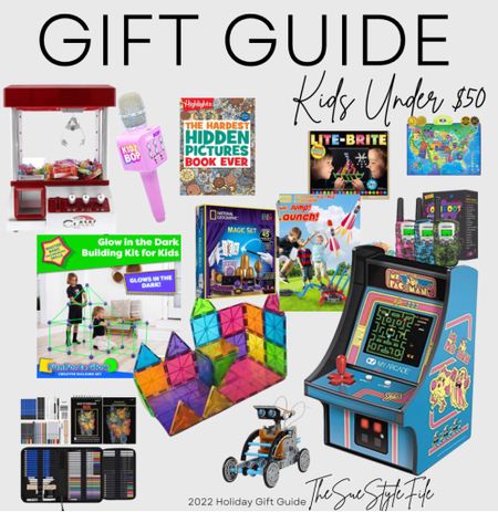 Gift guide for kids. Gift guide under $50. Gift guide for boys. Gift guide for girls. #LTKGIFTGUIDE

#LTKkids #LTKHoliday