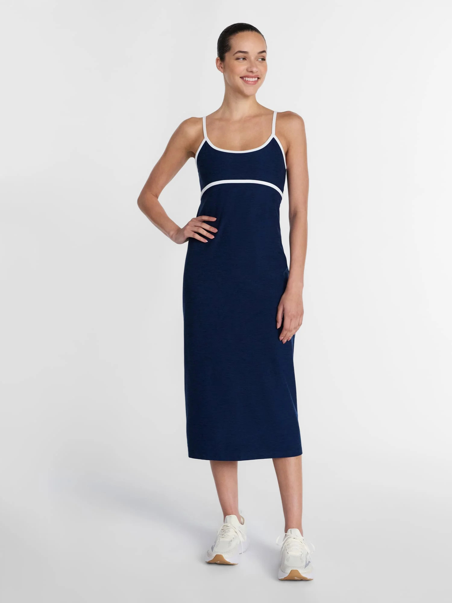 Athletic Works Women's ButterCore Compression Midi Dress, Sizes XS-XXXL - Walmart.com | Walmart (US)