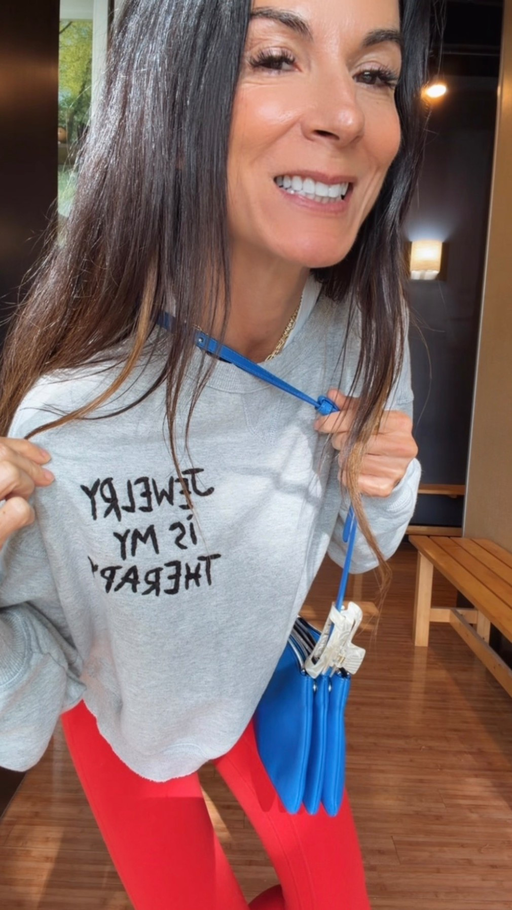 Running errands but make it cute ❤️

Because if I’m leaving the house… we’re at least giving effortless energy

These leggings = SNATCHED
This sweatshirt = don’t talk to me cozy
And somehow it still looks like I tried (I didn’t)

Sweatshirt is by Diamonds & Sweatshirts 
Linked in stories 💙

#NicoleColeeStyle #ErrandOutfit #AthleisureStyle #EverydayChic #LTKFitness


#LTKootd #LTKdayinmylife #LTKgrwm