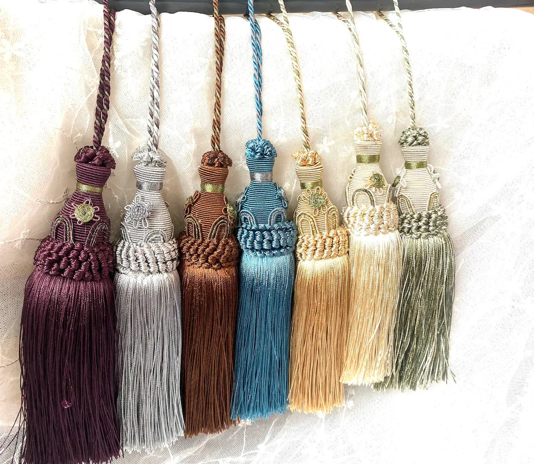 Long Key Tassel: Antique Style Furniture & Curtain Decor | Etsy (US)