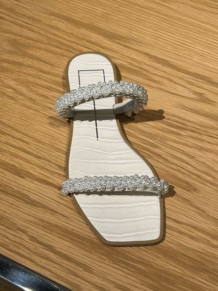 You guys! These sandals are so cute! And so perfect for spring and summer! They’re white with these gorgeous pearl straps! Great for brides too or bachelorette parties!! Such a fun pair of shoes #sandals #bride #wedding #slides 

#LTKshoecrush #LTKstyletip #LTKGiftGuide