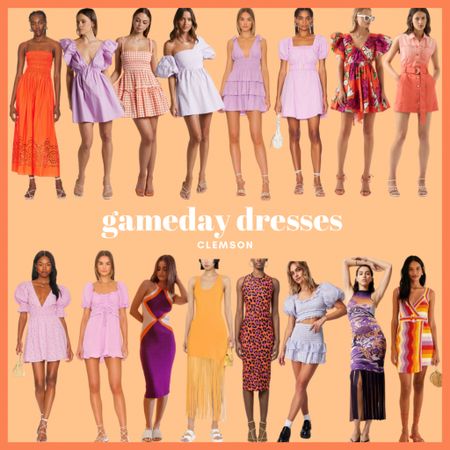 Gameday dresses for Clemson! 

football season, acc, acc gameday, clemson, clemson gameday, clemson university, gameday inspo, purple dresses, orange dresses, mini dresses

#LTKFind #LTKstyletip #LTKBacktoSchool