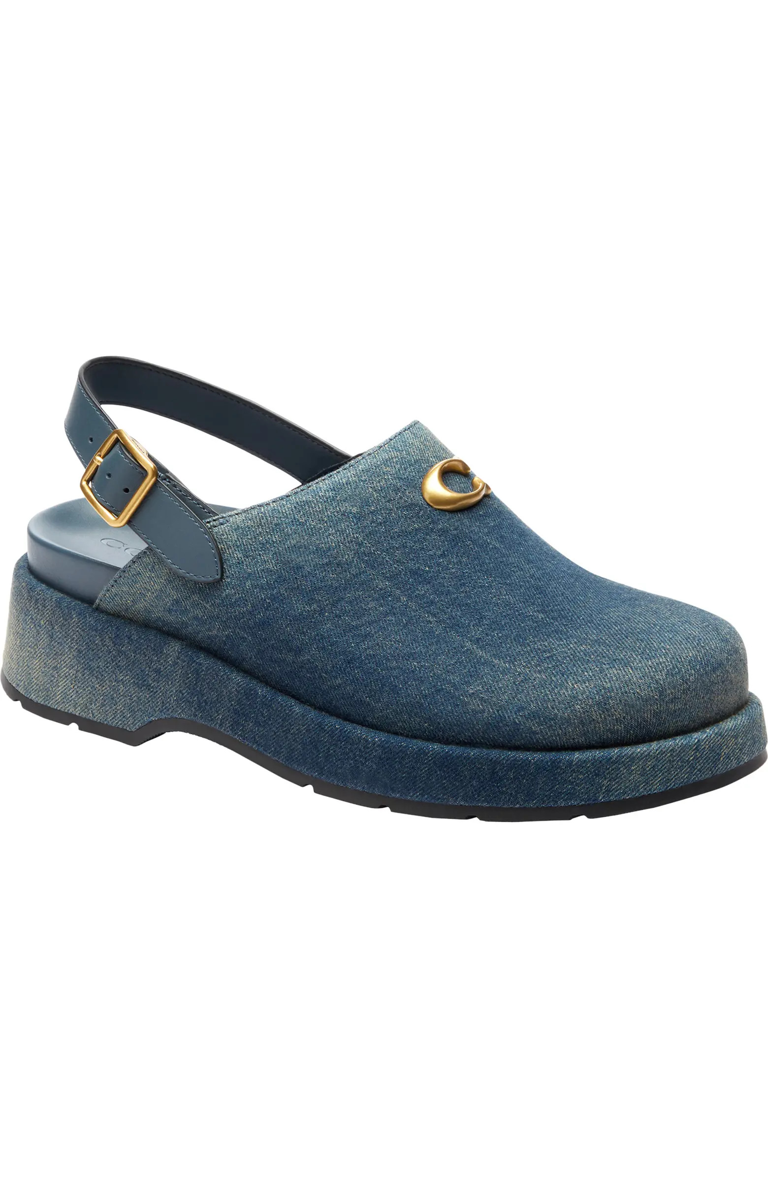 Sculpted C Denim Clog (Women) | Nordstrom