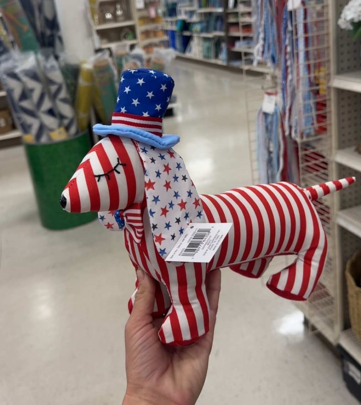 @Michaels patriotic doxie