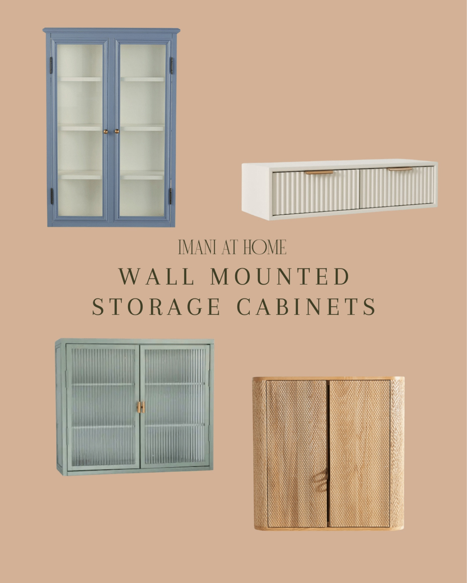 Apartment entryways are tough places to decorate because you often need closed storage, but don’t want to sacrifice precious floor space! That’s where wall mounted cabinets come in! They’re great - often times slim - and allow you a place to hide things like mail, keys, and your dogs leash right by the door. Here are a few of my favs!

Xoxo,
Imani
.
.
.
.
.
.


#LTKhome #LTKstyletip