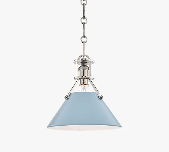 Jocelyn Flared Metal Pendant (10"-16") | Pottery Barn (US)