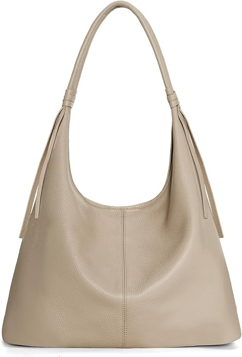 befen Genuine Leather Slouchy Hobo Purses for Women, Top Grain Real Leather Tote Handbags Shoulde... | Amazon (US)